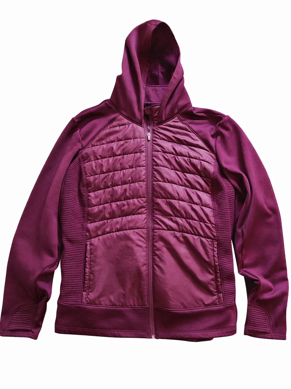 Tek Gear‎ Plus Size Quilted Hoodie Jacket